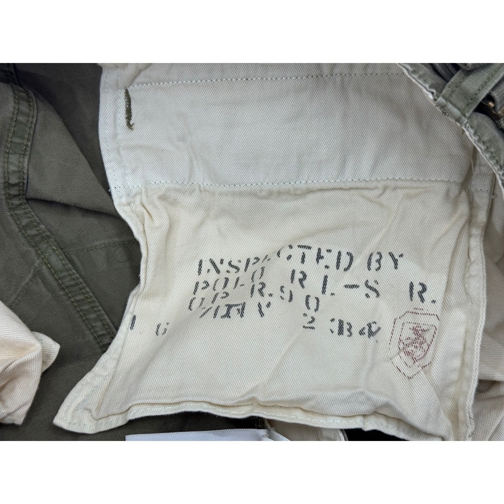 Polo Ralph Lauren Surplus Div Cargo Shorts Mens 34 Olive Green Utility Chino - Picture 9 of 10